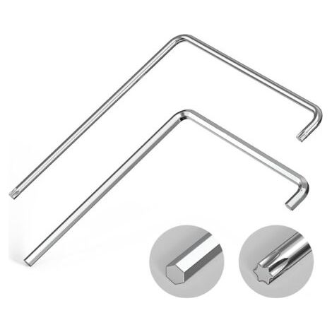 2 outils de réglage de fenêtre 4 mm TX15 59CrV4 en acier pour la rénovation domiciliaire (1/5)