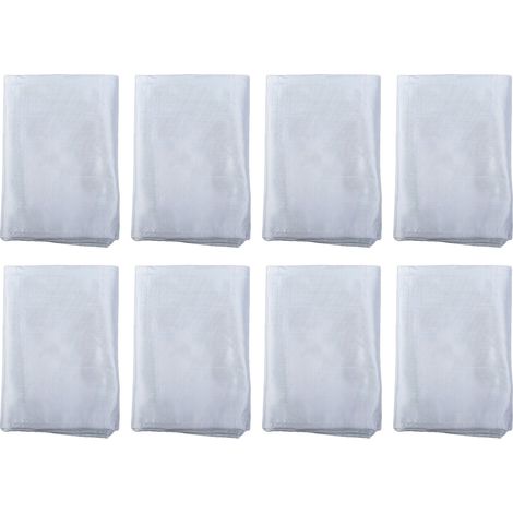 8 Couvertures Ignifuges en Fibre de Verre 1m x 1m pour Cuisine Maison avec Sacs de Rangement, Lot de 8 (1/5)