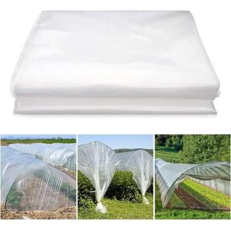 Bache Plastique Transparente, 2 x 6 Mètres Bache pour Serre, Réutilisable Bache Serre, DIY Bache Serre de Jardin, Bache de Serre Convient aux Serres à Lhorticulture aux Jardins à Lagriculture (1/5)