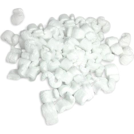 Coribi – Lot de 100 litres particules de calage en polystyrène antistatique – Chimiquement neutre – 100% recyclable – Sans fluocarbones