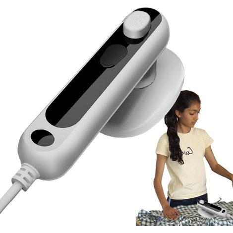 Mini vaporizador de ropa - Vaporizador portátil para ropa húmeda y seca - Accesorios domésticos seguros y fáciles de usar para planchar vestidos, pantalones, camisetas, trajes, abrigos y más. (1/5)