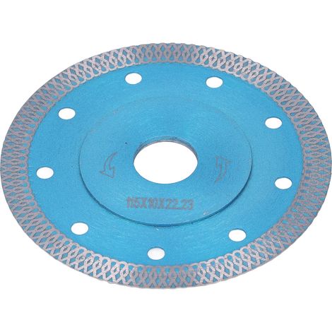 Disque diamant 115mm à sec et humide, lame de coupe pour céramique granit marbre, meule bleue outil professionnel (1/5)