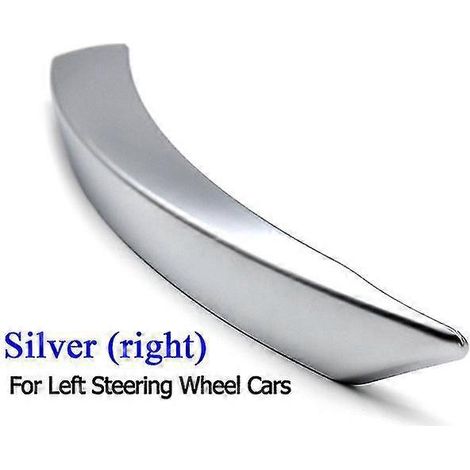 Garniture de poignée de porte intérieure gauche/droite (côté passager) pour BMW Z4 E89 (2009-2016) - Poignées de porte intérieures - Conduite à gauche (LHD) - Couleur : Argent - Côté droit (1/5)