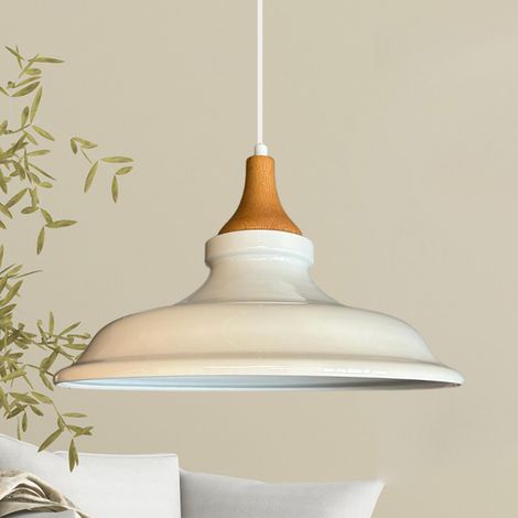 bamyum Bergo Suspension Luminaire Vintage, Lustre Salon de 26 cm en Métal, Lampe E27 pour Chambre, Salle à Manger (1/5)