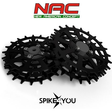 Ruote per robot tagliaerba NAC RLM600-FS, RLM300-FS, acciaio inox 3 mm (1/5)