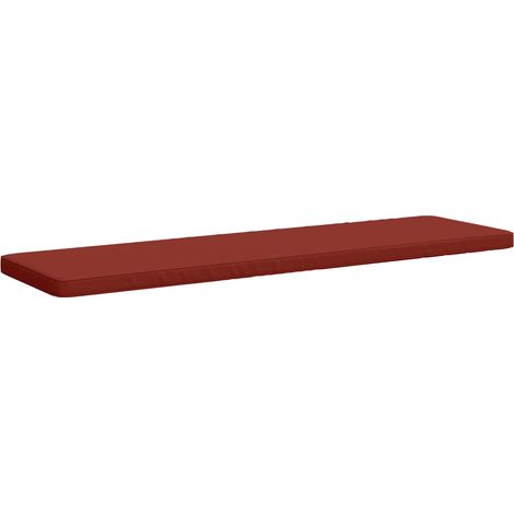 1-Piece Bench Cushion VUGHT 100% Polyester Red 200 x 50 x 5 cm vidaXL (1/5)