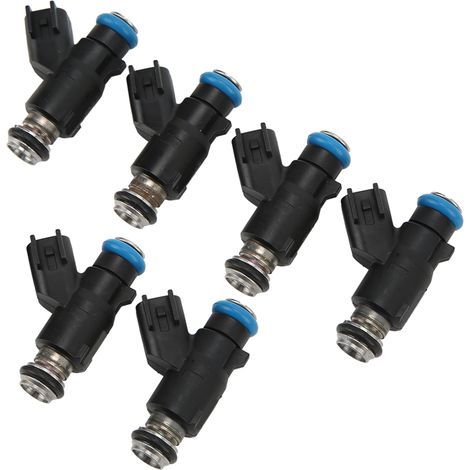 Set 6 Iniettori Carburante 35310-3C000 – ABS Resistente al Calore e Metallo – Ricambio Diretto per Motori V6 3.3L 3.8L Hyundai Kia (1/5)