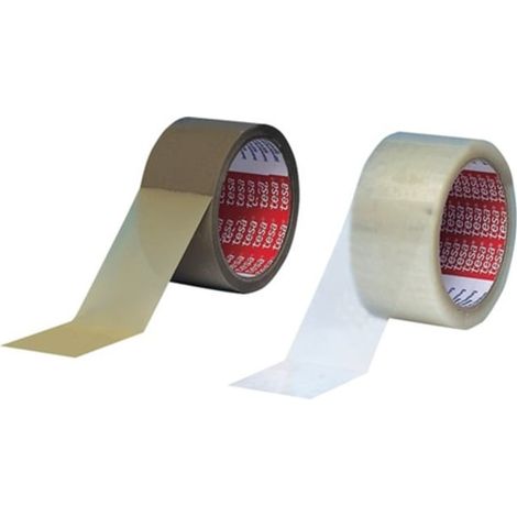 tesapack 4280 Verpackungsklebeband 66 m × 50 mm transparent 6 Stk (1/2)