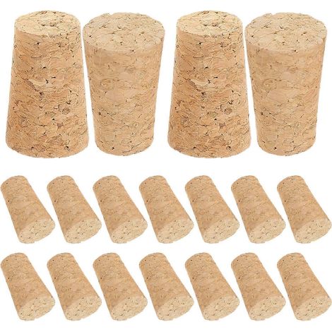 Bouchons en bois pour usage domestique, 20 pièces, bouchons étanches (1/5)