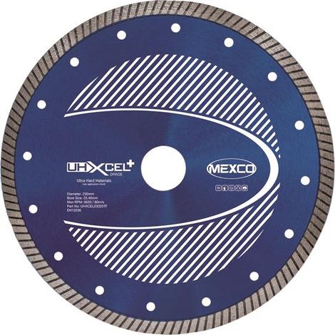 MEXCO UHXCEL+ Ultra Hard Plus Diamond Blade 230mm (1/2)