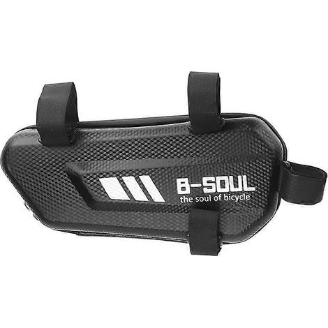 Sacoche latérale rigide étanche pour moto, grande capacité, sacoche de cadre de vélo, sac de rangement triangulaire portable, équipement de cyclisme, droite (1/5)