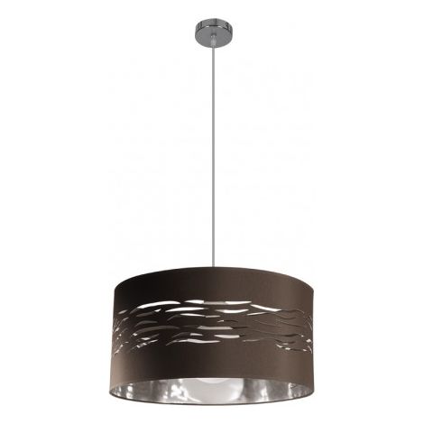 FAB 157794079 Niebla Anhänger 1xe27 Chrom / braun-silber Regx40x40 Cm (1/2)