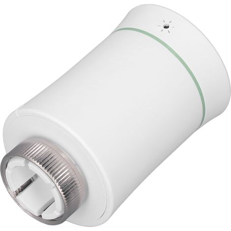 Tuya Smart-Heizkörperthermostat (weiß) mit Temperaturregelungs-App und Fernprogrammierung ermöglicht Energieeinsparungen per App. Zigbee-kompatibel. (1/5)