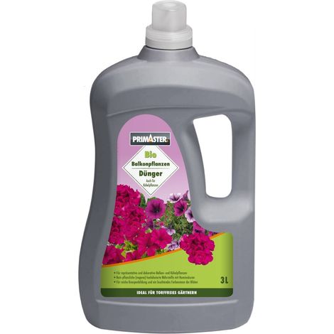 Primaster Bio Flüssigdünger für Balkonpflanzen 3 L Dünger