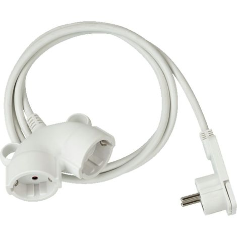 Brennenstuhl H05VV-F 3G1.5 Câble d'extension blanc 3m (1/3)