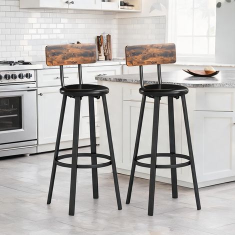 Tabouret de bar en spanplatte Metall 41,6 x 36,5 x 99,5 cm (1/5)