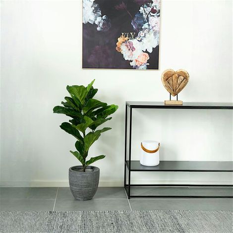 Ficus artificiel en pot H 100 cm (1/3)