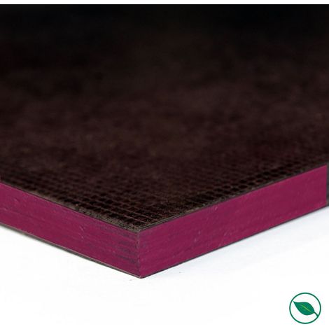 Forestea – Panneau contreplaqué filmé 1 face antidérapante 2500 x 1250 x 18 mm – Panneau dense pour agencement et bricolage – FSC 100%
