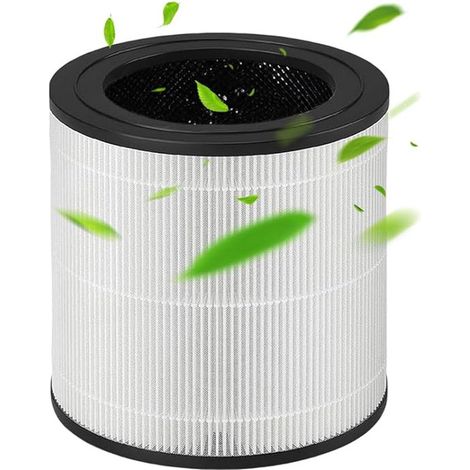 Filtre à charbon actif - compatible avec le purificateur d'air Philips série 600 AC0650, AC0651 - HEPA H13 charbon actif - filtration très efficace (1/5)
