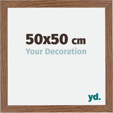 Cadre Puzzle 50x50 cm - cm - Chêne Rustique - MDF - Mura. (1/5)