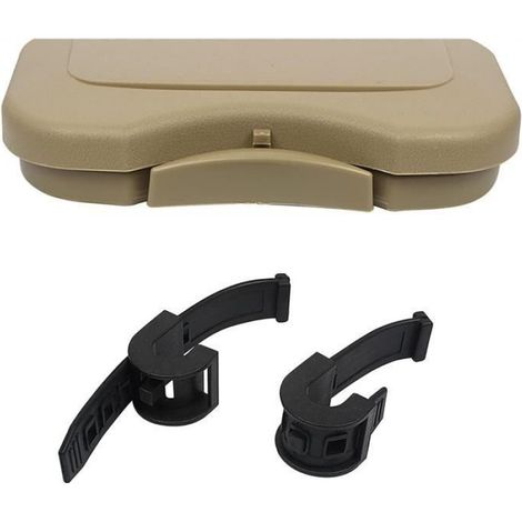 Porte-gobelet - Voiture - Pliante - Noir - Multifonctionnel - Table de voyage (1/4)