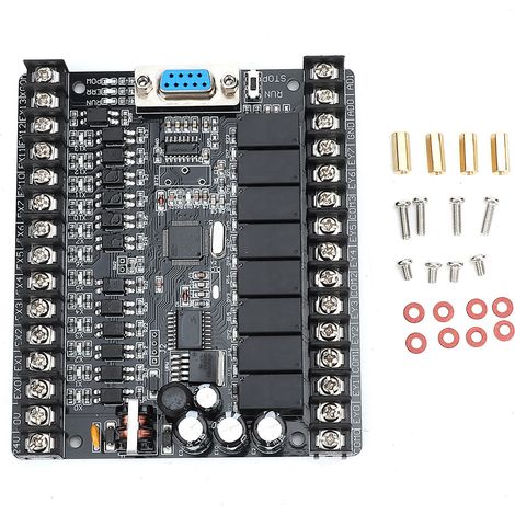 Carte de commande industrielle PLC FX1N-20MR, téléchargement en ligne, contrôleur Programmable (Type A) (1/5)