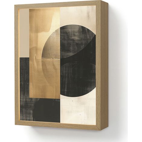 WALL LIGHT Abstract - Modern - Black - Gold 30x40 cm (1/5)