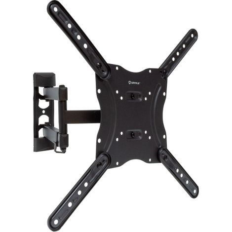 UNYKAch Supporto per TV/Monitor de Supporto a parete articolato per schermi piatti e curvi de 17-55 pollici (fino a 30 kg), inclinabile e girevole, VESA max 400 x 400 mm