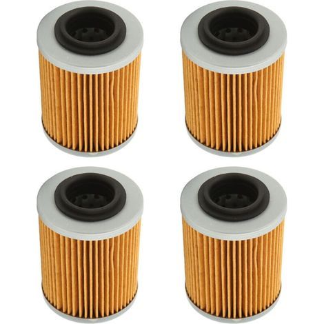 Ölfilter-Ersatz 420256188 KN152 HF152, 4 Stück, für CAN-AM 330 400 450 500 2003-2017 (1/5)