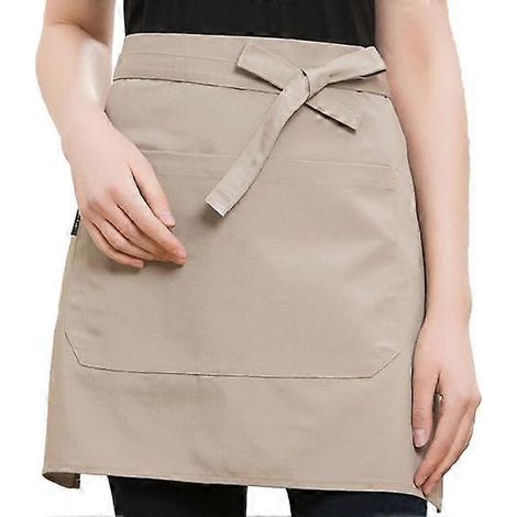 Pantalon unisexe imperméable demi-longueur, compatible avec les vêtements à poche, idéal pour serveuse, chef, taille haute, résistant, en dentelle, compatible avec les vêtements courts. (1/5)