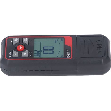 Berührungsloser digitaler Drehzahlmesser mit Digitalanzeige, fotoelektrische Messung von 2,5 bis 999999 U/min, tragbarer optischer Geschwindigkeitsmesser. (1/5)