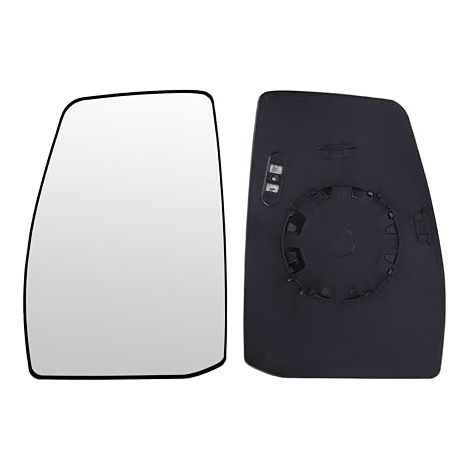Left Wing Mirror Glass Compatible with Transit Tourneo Custom 2012-2022 Mirror Glass Exterior with Heater and Support Plate (1/5)