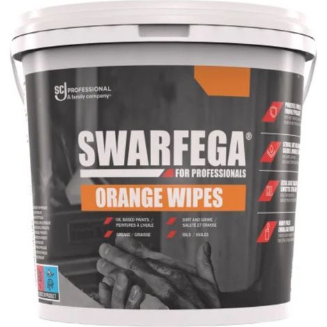 Swarfega Red Box Heavy-Duty Trade Hand Wipes - Pack of 150 (1/5)