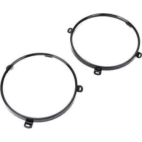 2 Stück 7-Zoll-Scheinwerfer-Montagehalterungsring, passend für Jeep Wrangler TJ 07-18