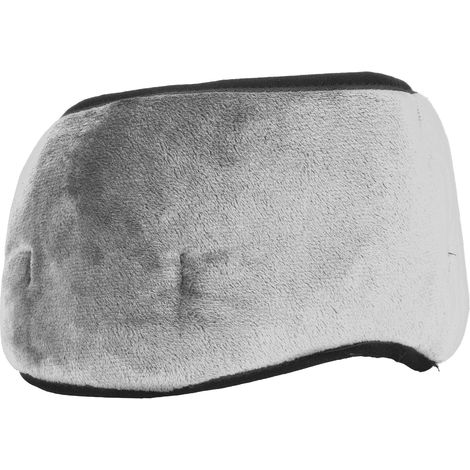 Masque de sommeil Bluetooth sans fil avec écouteurs intégrés, gris, pour la maison ou le bureau. (1/5)