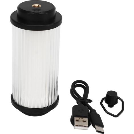 Wiederaufladbare Zeltleuchte mit USB-Anschluss, 2 Helligkeitsstufen, Magnetfuß, tragbar mit 1/4"-Haken für den Außenbereich (1/5)