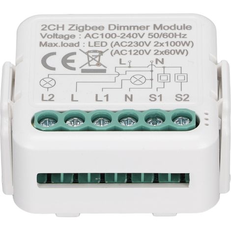 Intelligentes WLAN-Steuermodul für Elektrogeräte, ZigBee-Funkschalter AC 100–240 V