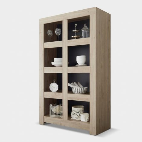 Credenza libreria moderna con 8 vani Capri