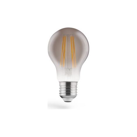 Ampoule décorative LED - E27 8W 380 lm - verre fumé vintage - blanc chaud dimmable - LED intégrée