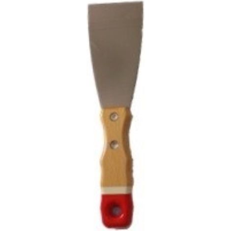 SPATOLA INOX IMP. RIVETTATA FAGGIO MM50 (1/2)