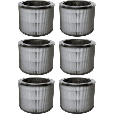 Filtro de aire AllSpares todo en uno (2 uds.) para purificadores de aire compatibles con Winix Zero Compact (Ø210x160mm) (1/3)