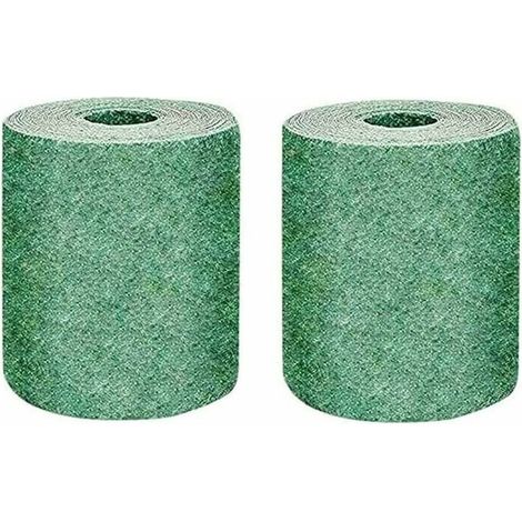 Rouleau de tapis de semences de gazon, tapis de culture d'herbe biodégradable 10FT, tapis de semences de gazon engrais jardin pique-nique jardinage tapis de plantation de pelouse 20 × 300cm (1/5)
