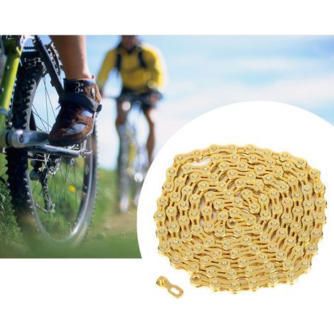 Lightweight hollow chain, 116 links, for fixed and road bikes, spare parts (1/5)