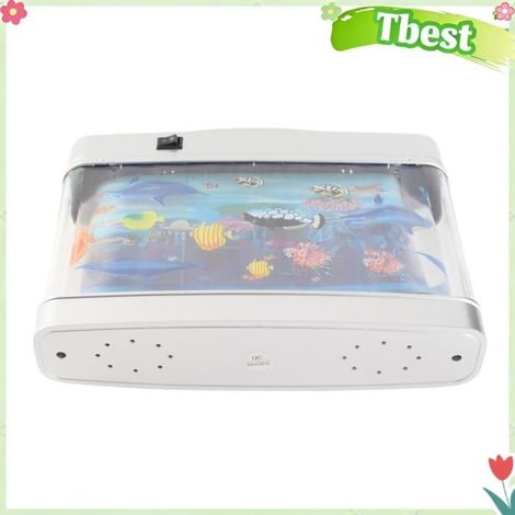 Mini Lampe D'aquarium Artificiel avec Poisson en Mouvement, Veilleuse LED pour Enfants, Jouet Sensoriel pour bébé (1/4)