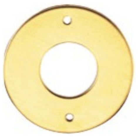 Rosace pour porte en laiton poli – Perçage 15 mm – Diamètre 36 mm – Épaisseur 1 mm – Installation facile et durable – Cadap