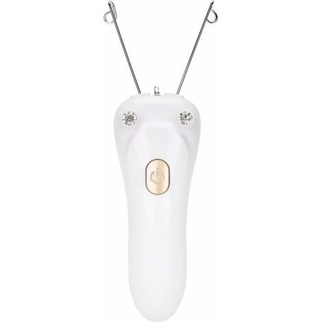 Epilatore elettrico con filo di cotone per la rimozione di peli del viso, labbra, mento e guance, modello B. (1/5)
