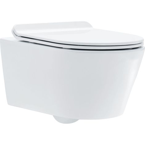BERNSTEIN - WC suspendu sans bride 1088R - Abattant Softclose inclus Extra plat (1/4)