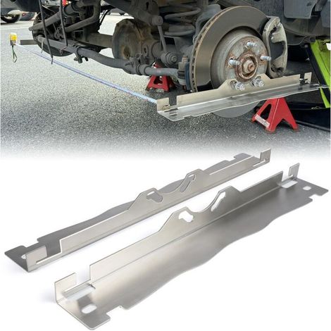 Achsvermessungswerkzeug aus Edelstahl mit Aufhängungslöchern für Pkw, Lkw und SUVs (1/5)