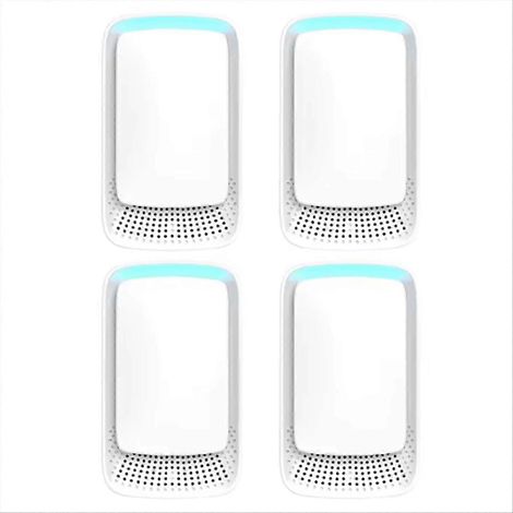 Ioniseur d'air à brancher - Purificateur d'air à ions négatifs - Fonctionnement silencieux - Désodorisant pour la maison, la chambre, le bureau, le garage - Prise UE (1/5)