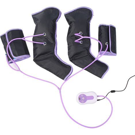 Massageur de jambes électrique à compression pour chevilles et mollets, avec bandes de circulation et prise UE 110‑240V (1/5)